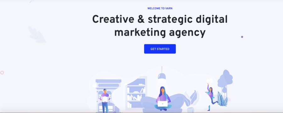Création de site web pour une agence commerciale moderne